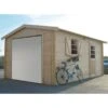 Garage 19,26m² Avec Porte Sectionnelle Motorisée Madriers 40mm SOLID 1 Garage 19,26m² Avec Porte Sectionnelle Motorisée Madriers 40mm SOLID -Abri De Jardin garage 1926m avec porte sectionnelle motorisee madriers 40mm solid