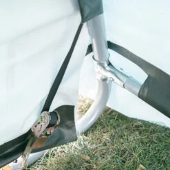 Garage Démontable 18,3m² à Toit Arrondi En Acier Et Polyéthylène Vert – Shelter Logic -Abri De Jardin garage demontable 183m a toit arrondi en acier et polyethylene vert shelter logic 2