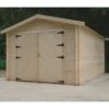 Garage En Bois Massif 18,19m² Madriers 28mm SOLID 1 Garage En Bois Massif 18,19m² Madriers 28mm SOLID -Abri De Jardin garage en bois massif 1819m madriers 28mm solid