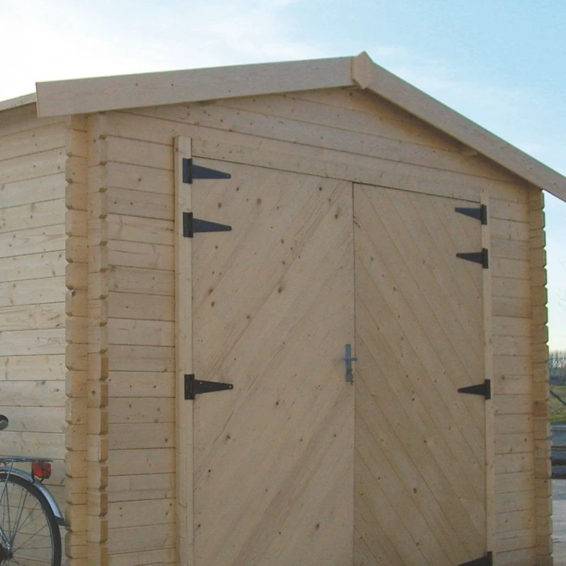 Garage En Bois Massif 19,26m² Madriers 40mm SOLID 4 Garage En Bois Massif 19,26m² Madriers 40mm SOLID – Image 2