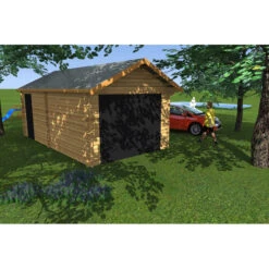 Garage En Bois Massif 24,23m² – Madriers 60mm – Habrita 9 Garage En Bois Massif 24,23m² – Madriers 60mm – Habrita -Abri De Jardin garage en bois massif 2423m madriers 60mm habrita 2