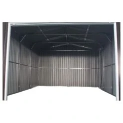 Garage Métal Anthracite 15,14m² Porte Enroulable + Kit D'ancrage X-METAL 13 Garage Métal Anthracite 15,14m² Porte Enroulable + Kit D'ancrage X-METAL -Abri De Jardin garage metal anthracite 1514m porte enroulable kit d ancrage x metal 5