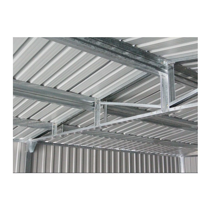 Garage Métal Anthracite Double Portes 19,61m² + Kit D'ancrage X-METAL 5 Garage Métal Anthracite Double Portes 19,61m² + Kit D'ancrage X-METAL – Image 3