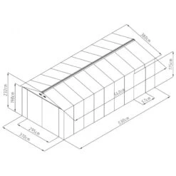 Garage Métal Anthracite Double Portes 19,61m² + Kit D'ancrage X-METAL 11 Garage Métal Anthracite Double Portes 19,61m² + Kit D'ancrage X-METAL -Abri De Jardin garage metal anthracite double portes 1961m kit d ancrage x metal 3
