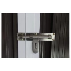 Garage Métal Anthracite Double Portes 19,61m² + Kit D'ancrage X-METAL 12 Garage Métal Anthracite Double Portes 19,61m² + Kit D'ancrage X-METAL -Abri De Jardin garage metal anthracite double portes 1961m kit d ancrage x metal 4