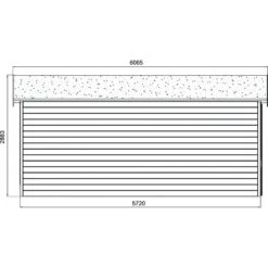 Garage Torino 20,91m² Avec Porte Sectionnelle Motorisée Madriers 28mm SOLID 13 Garage Torino 20,91m² Avec Porte Sectionnelle Motorisée Madriers 28mm SOLID -Abri De Jardin garage torino 2091m avec porte sectionnelle motorisee madriers 28mm solid 5