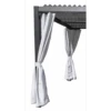 Kit De 6 Rideaux En Polyester Gris Perle Pour Pergola Memphis - Couleurs Du Monde -Abri De Jardin kit de 6 rideaux en polyester gris perle pour pergola memphis couleurs du monde