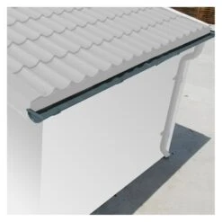 Kit Gouttières Anthracite - Pack Prêt à La Pose Pour Abri Woodlife Garden 14,44m²