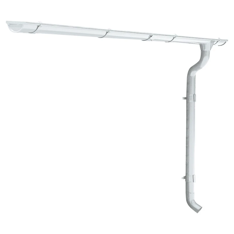 Kit Gouttières Blanc - Pack Prêt à La Pose Pour Abri Grosfillex 7,5m² 4 Kit Gouttières Blanc - Pack Prêt à La Pose Pour Abri Grosfillex 7,5m² – Image 2