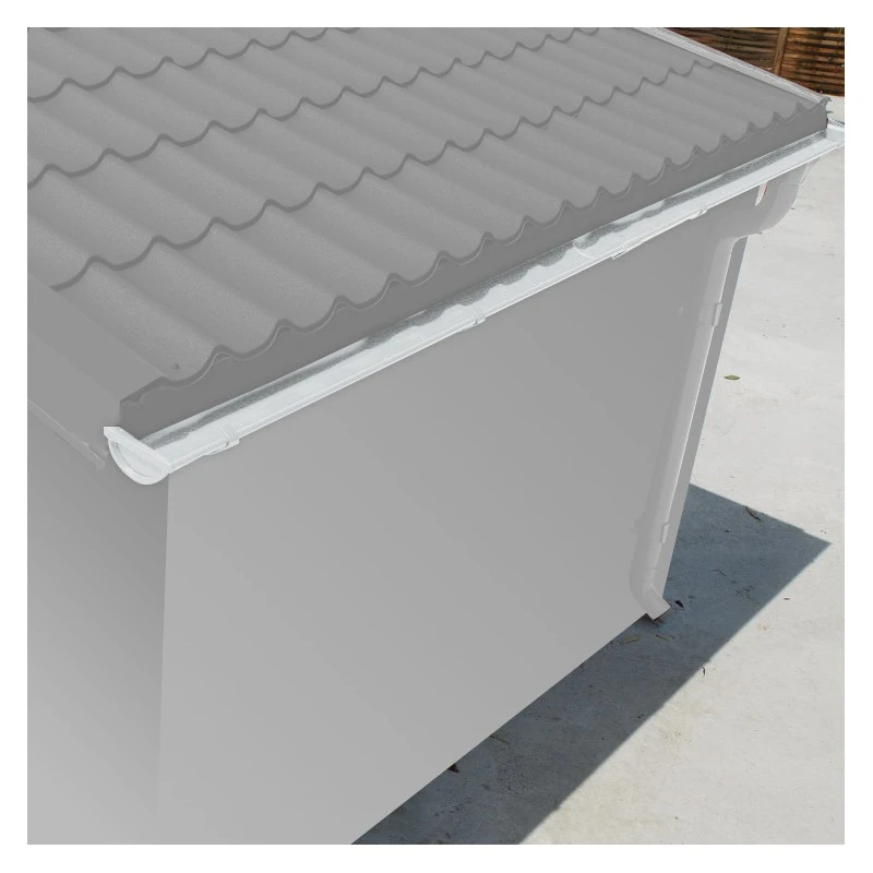 Kit Gouttières Blanc - Pack Prêt à La Pose Pour Abri Grosfillex 7,5m² 6 Kit Gouttières Blanc - Pack Prêt à La Pose Pour Abri Grosfillex 7,5m² – Image 4