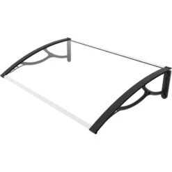 Marquise De Porte Et Fenêtre 120x80cm En Polycarbonate 3 Mm – HABRITA