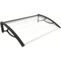 Marquise De Porte Et Fenêtre 120x80cm En Polycarbonate 4mm – HABRITA -Abri De Jardin marquise de porte et fenetre 120x80cm en polycarbonate 4mm habrita 2