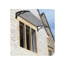 Marquise De Porte Et Fenêtre 120x80cm En Polycarbonate 4mm – HABRITA -Abri De Jardin marquise de porte et fenetre 120x80cm en polycarbonate 4mm habrita 3