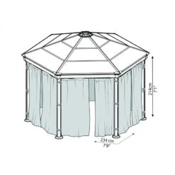 Moustiquaire En Polyester Léger Pour Pergola Roma™ Et Monaco™- Palram - Canopia 10 Moustiquaire En Polyester Léger Pour Pergola Roma™ Et Monaco™- Palram - Canopia -Abri De Jardin moustiquaire en polyester leger pour pergola roma palram 2