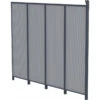 Panneau Latéral En Aluminium Et PC 4mm Pour Toit De Terrasse Anthracite 3m X-METAL -Abri De Jardin panneau lateral en aluminium et pc 4mm pour toit de terrasse anthracite 3m x metal