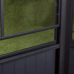 Pavillon Adossé Charlestone 309x502cm En Aluminium Et Acier Galvanisé - SOJAG -Abri De Jardin pavillon adosse charlestone 309x502cm en aluminium et acier galvanise sojag 4