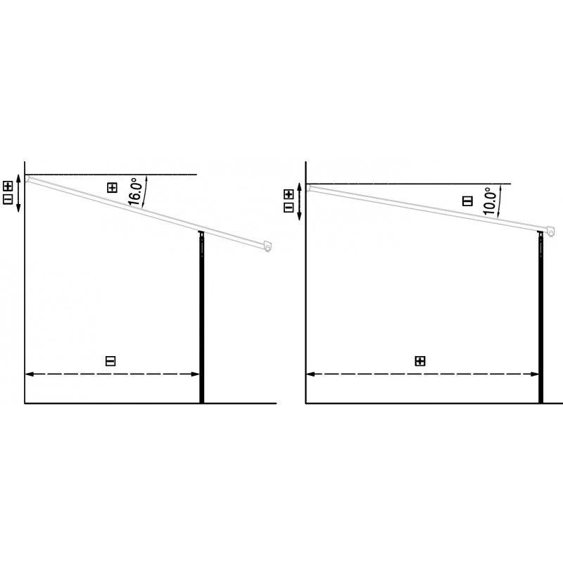 Pergola Adossée Ajustable - Toit De Terrasse En Alu 3,05x3,14m X-METAL 8 Pergola Adossée Ajustable - Toit De Terrasse En Alu 3,05x3,14m X-METAL – Image 6