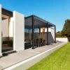 Pergola Bioclimatique Adossée En Alu Anthracite 3x5.3m Ombrea -Abri De Jardin pergola bioclimatique adossee en alu anthracite 3x36m ombrea
