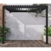 Pergola Bioclimatique Adossée En Alu Anthracite 3x3m Ombrea 2 Pergola Bioclimatique Adossée En Alu Anthracite 3x3m Ombrea -Abri De Jardin pergola bioclimatique adossee en alu anthracite 3x3m ombrea