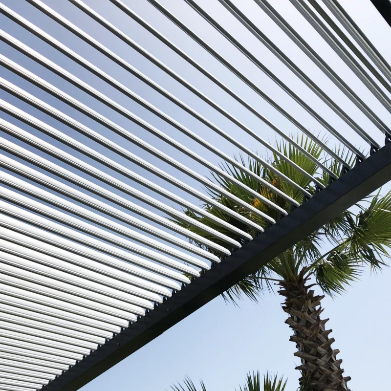 Pergola Bioclimatique Autoportante 300x300cm En Aluminium - Gris - Maia - Couleurs Du Monde 5 Pergola Bioclimatique Autoportante 300x300cm En Aluminium - Gris - Maia - Couleurs Du Monde â Image 3