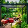 Pergola Bioclimatique Autoportante En Alu Anthracite 3.6x3.6m Ombrea 2 Pergola Bioclimatique Autoportante En Alu Anthracite 3.6x3.6m Ombrea -Abri De Jardin pergola bioclimatique autoportante en alu anthracite 36x36m ombrea
