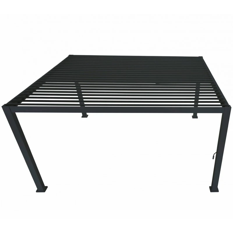 Pergola Bioclimatique Autoportante En Alu Anthracite 3x4m Ombrea 8 Pergola Bioclimatique Autoportante En Alu Anthracite 3x4m Ombrea â Image 6