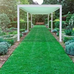 Abri De Jardin -Abri De Jardin pergola bioclimatique autoportante en alu blanc 3x6m ombrea 1