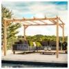 Pergola En Bois Lamellé-collé 400x400cm Linares – Maderland 1 Pergola En Bois Lamellé-collé 400x400cm Linares – Maderland -Abri De Jardin pergola en bois lamelle colle 400x400cm linares maderland