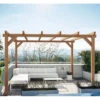 Pergola En Bois Lamellé-collé 500x400cm Sitges – Maderland -Abri De Jardin pergola en bois lamelle colle 500x400cm sitges maderland
