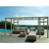 Pergola En Bois Lamellé-collé 600x400cm Granada – Maderland -Abri De Jardin pergola en bois lamelle colle 600x400cm granada maderland