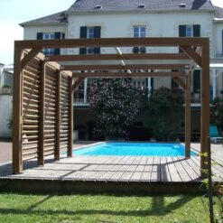 Pergola THERMAUVENT 10,67m² Paroi Avec Ventelles Mobiles HABRITA 10 Pergola THERMAUVENT 10,67m² Paroi Avec Ventelles Mobiles HABRITA -Abri De Jardin pergola thermauvent 1067m paroi avec ventelles mobiles habrita 2