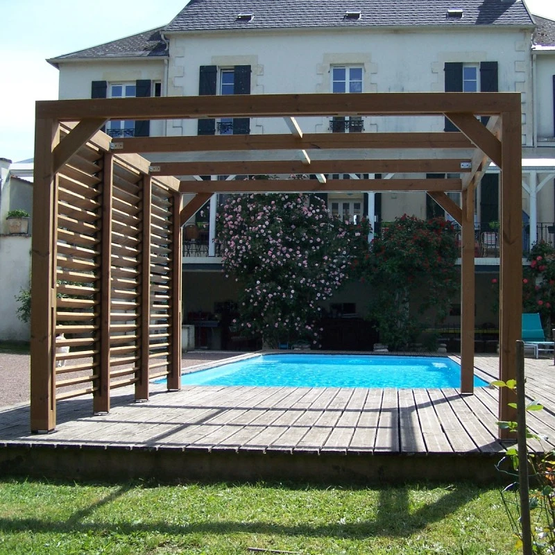 Pergola THERMAUVENT 10,67m² Paroi Avec Ventelles Mobiles HABRITA 5 Pergola THERMAUVENT 10,67m² Paroi Avec Ventelles Mobiles HABRITA – Image 3