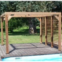 Pergola THERMAUVENT 10,67m² Paroi Avec Ventelles Mobiles HABRITA 12 Pergola THERMAUVENT 10,67m² Paroi Avec Ventelles Mobiles HABRITA -Abri De Jardin pergola thermauvent 1067m paroi avec ventelles mobiles habrita 4