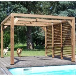 Pergola THERMAUVENT 10,67m² Paroi Avec Ventelles Mobiles HABRITA 13 Pergola THERMAUVENT 10,67m² Paroi Avec Ventelles Mobiles HABRITA -Abri De Jardin pergola thermauvent 1067m paroi avec ventelles mobiles habrita 5