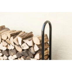 Porte-bûches 120cm En Acier Capacité De Charge De 500kg Avec Couverture - Shelter Logic -Abri De Jardin porte buches 120cm en acier capacite de charge de 500kg avec couverture shelter logic 5