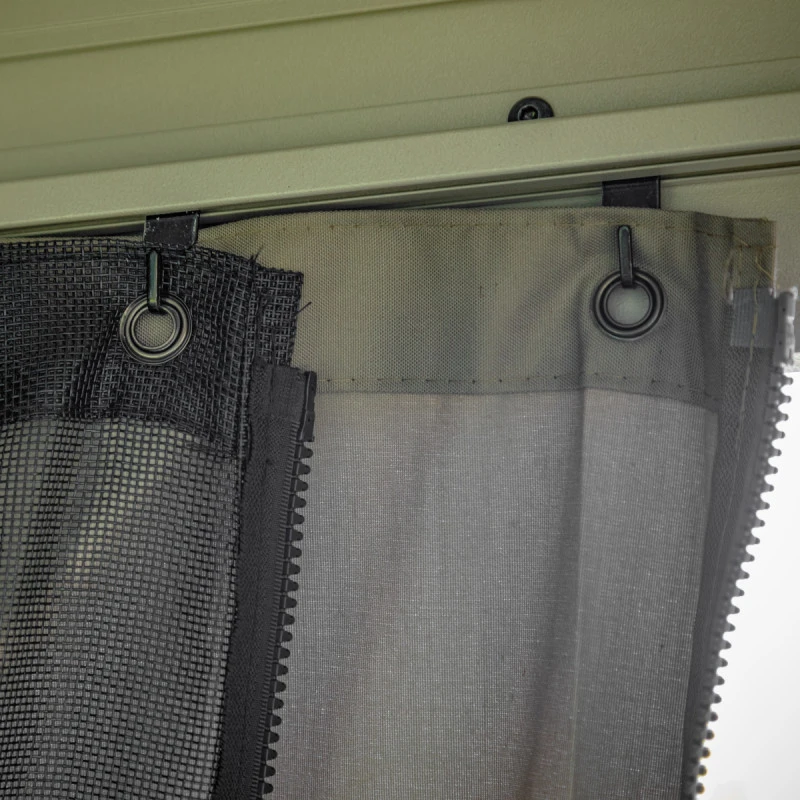 Rideaux Occultants En Polyester Champagne Pour Pergola Messina 10x12 - SOJAG 8 Rideaux Occultants En Polyester Champagne Pour Pergola Messina 10x12 - SOJAG – Image 6