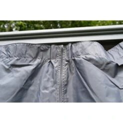 Set De 4 Rideaux Pour Tonnelle 3x3m Et 3,6x3,6m En Alu Gris Palram - Canopia -Abri De Jardin set de 4 rideaux pour tonnelle 3x3m et 36x36m en alu gris 3