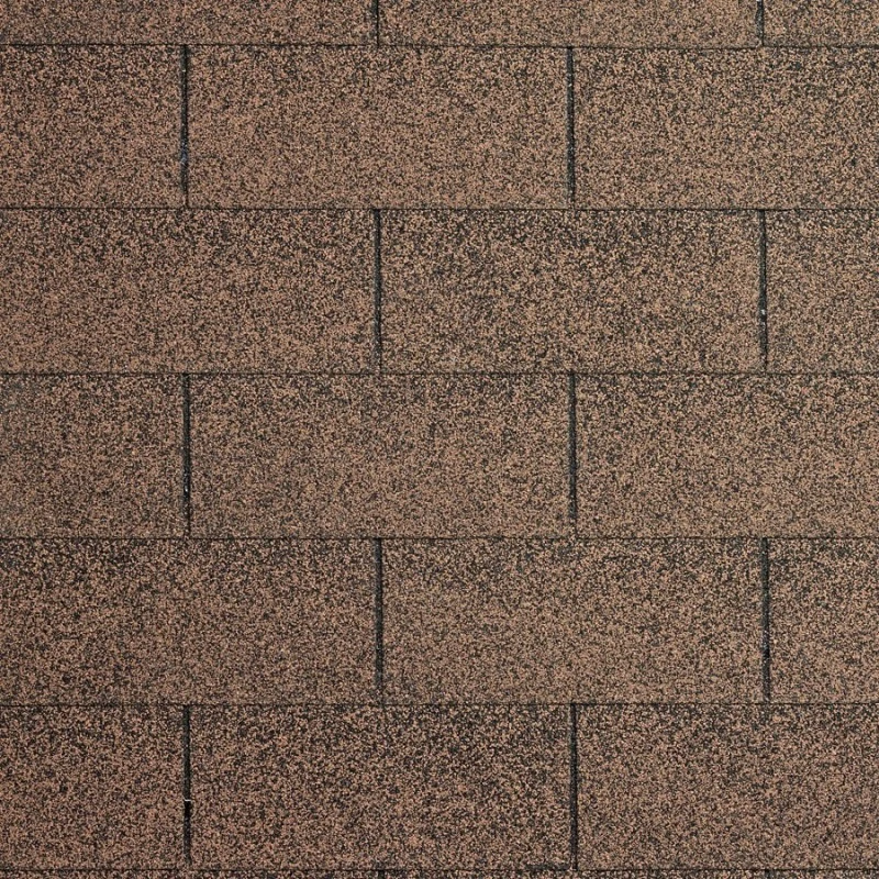 Shingles Rectangulaires Brun - Paquets De 3m² 3 Shingles Rectangulaires Brun - Paquets De 3m²