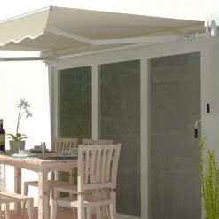 Store Banne Manuel 350x250cm EASY Toile Polyester Beige - X-METAL 10 Store Banne Manuel 350x250cm EASY Toile Polyester Beige - X-METAL -Abri De Jardin store banne manuel 350x250cm easy toile polyester beige x metal 2