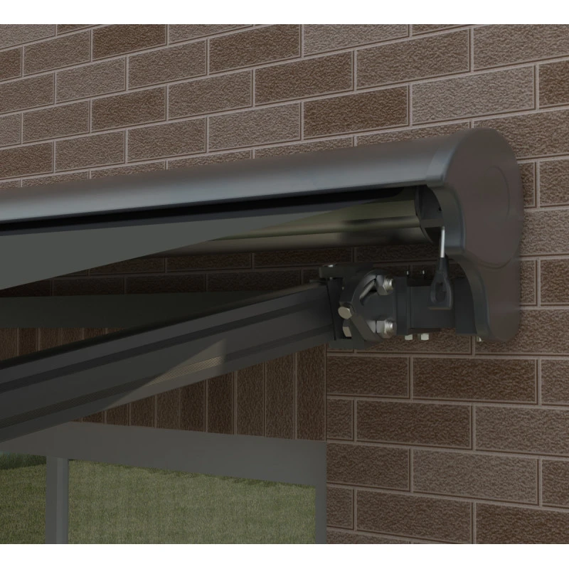 Store Banne Motorisé 295x200cm DECO Toile Polyester Grise - X-METAL 8 Store Banne Motorisé 295x200cm DECO Toile Polyester Grise - X-METAL – Image 6