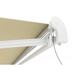 Store Banne Motorisé 350x250cm EASY Toile Polyester Beige - X-METAL -Abri De Jardin store banne motorise 350x250cm easy toile polyester beige x metal 4