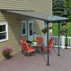 Toit De Terrasse 300x425cm En Aluminium Gris Et Polycarbonate 8mm FERIA - Canopia By Palram 11 Toit De Terrasse 300x425cm En Aluminium Gris Et Polycarbonate 8mm FERIA - Canopia By Palram -Abri De Jardin toit de terrasse 300x425cm en aluminium gris et polycarbonate 8mm feria palram 3