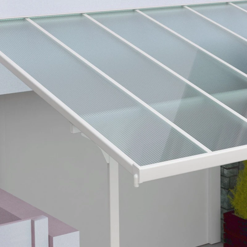 Toit De Terrasse Ajustable En Aluminium Laqué Blanc 3,05x5,57m X-METAL 4 Toit De Terrasse Ajustable En Aluminium Laqué Blanc 3,05x5,57m X-METAL – Image 2