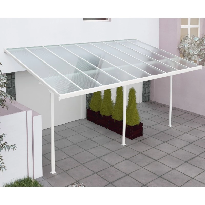 Toit De Terrasse Ajustable En Aluminium Laqué Blanc 3,05x5,57m X-METAL 3 Toit De Terrasse Ajustable En Aluminium Laqué Blanc 3,05x5,57m X-METAL