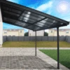 Toit De Terrasse En Alu Anthracite 12,04m² à Panneaux Amovibles Habrita -Abri De Jardin toit de terrasse en alu anthracite 1204m a panneaux amovibles habrita