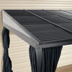 Tonnelle Adossée Portland 484x298cm En Aluminium Et Acier Galvanisé - SOJAG 9 Tonnelle Adossée Portland 484x298cm En Aluminium Et Acier Galvanisé - SOJAG -Abri De Jardin tonnelle adossee portland 484x298cm en aluminium et acier galvanise sojag 2