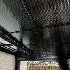 Tonnelle Adossée St. Barth 363x298cm En Aluminium Et Polycarbonate 8mm - SOJAG 10 Tonnelle Adossée St. Barth 363x298cm En Aluminium Et Polycarbonate 8mm - SOJAG -Abri De Jardin tonnelle adossee st barth 363x298cm en aluminium et polycarbonate 8mm sojag 2