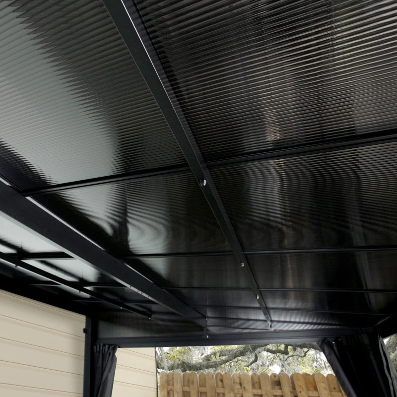 Tonnelle Adossée St. Barth 363x298cm En Aluminium Et Polycarbonate 8mm - SOJAG 5 Tonnelle Adossée St. Barth 363x298cm En Aluminium Et Polycarbonate 8mm - SOJAG – Image 3