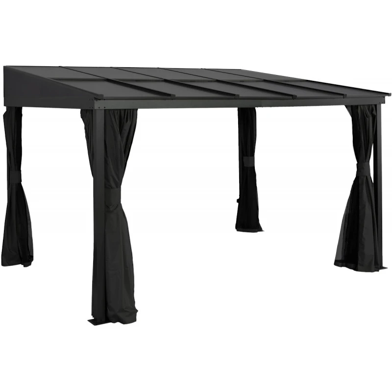 Tonnelle Adossée St. Barth 363x298cm En Aluminium Et Polycarbonate 8mm - SOJAG 6 Tonnelle Adossée St. Barth 363x298cm En Aluminium Et Polycarbonate 8mm - SOJAG – Image 4