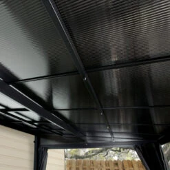 Tonnelle Adossée St. Barth 484x363cm En Aluminium Et Polycarbonate 8mm - SOJAG -Abri De Jardin tonnelle adossee st barth 484x363cm en aluminium et polycarbonate 8mm sojag 3